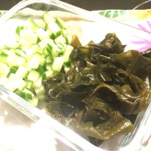 Salade d'algues wakamé runhavefunetc 12 2015