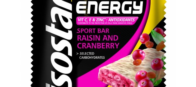 Barres HIGH ENERGY Raisin & Cranberry ISOSTAR
