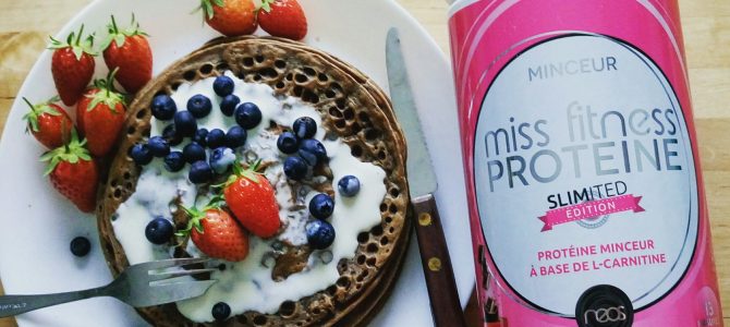 Healthy Pancakes Miss Fitness Protéines Chocolat & Farine de Sarrasin