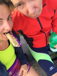 18 08 2014 Je finis ma 9bar, on s'hydrate, c'est la fin de l'entraînement au ValJoly!