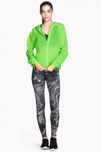 Legging de Sport  H&M 29€99 Running et Veste Poids Plume H&M 29€99